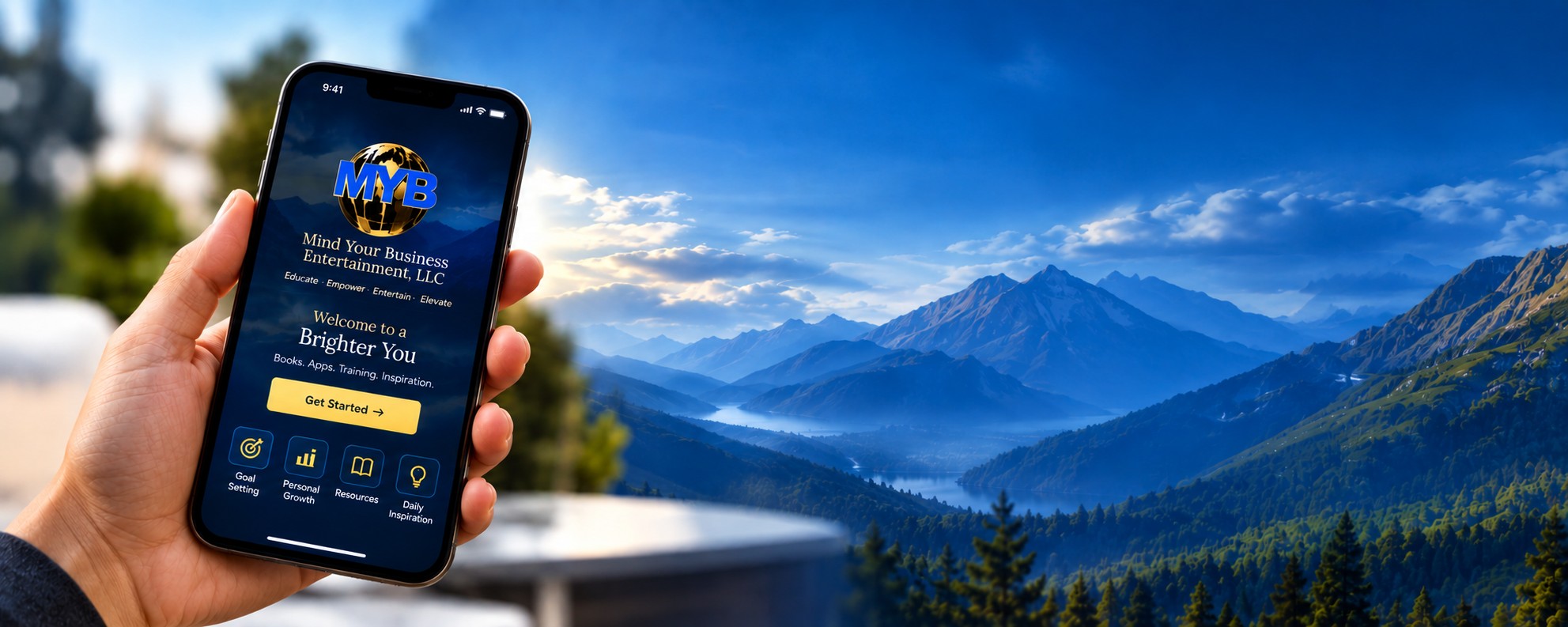 Training materials and app on a phone